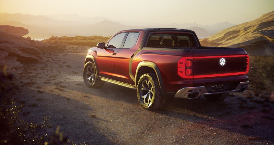 [NEW YORK 2018] VOLKSWAGEN “THỬ LÒNG” DÂN MỸ VỚI MẪU BÁN TẢI Ý TƯỞNG ATLAS TANOAK